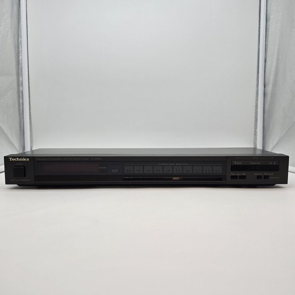 Vintage Technics ST-S98a Stereo Tuner Japan Tested Works Vintage AM FM